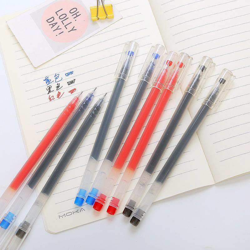 Colorful High-Capacity No-Refill Liquid Signature Pen for Office & Students
