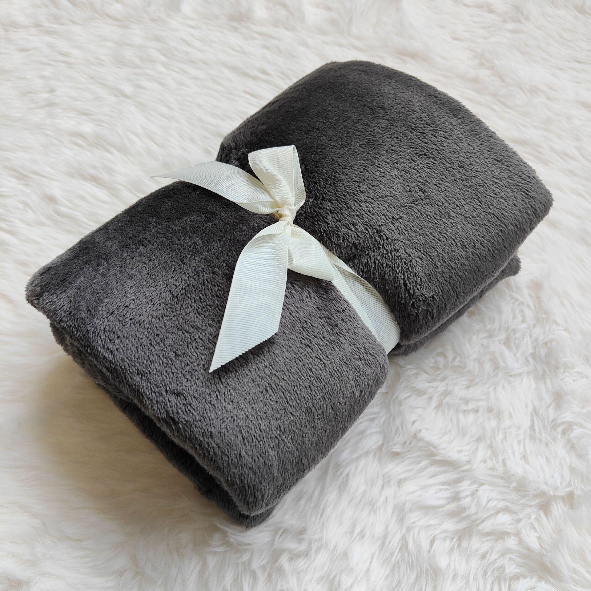 

Плед из фланели кораллового цвета мербау - Маленький, для кондиционирования воздуха, на диван и для офисного сна 70x100cm