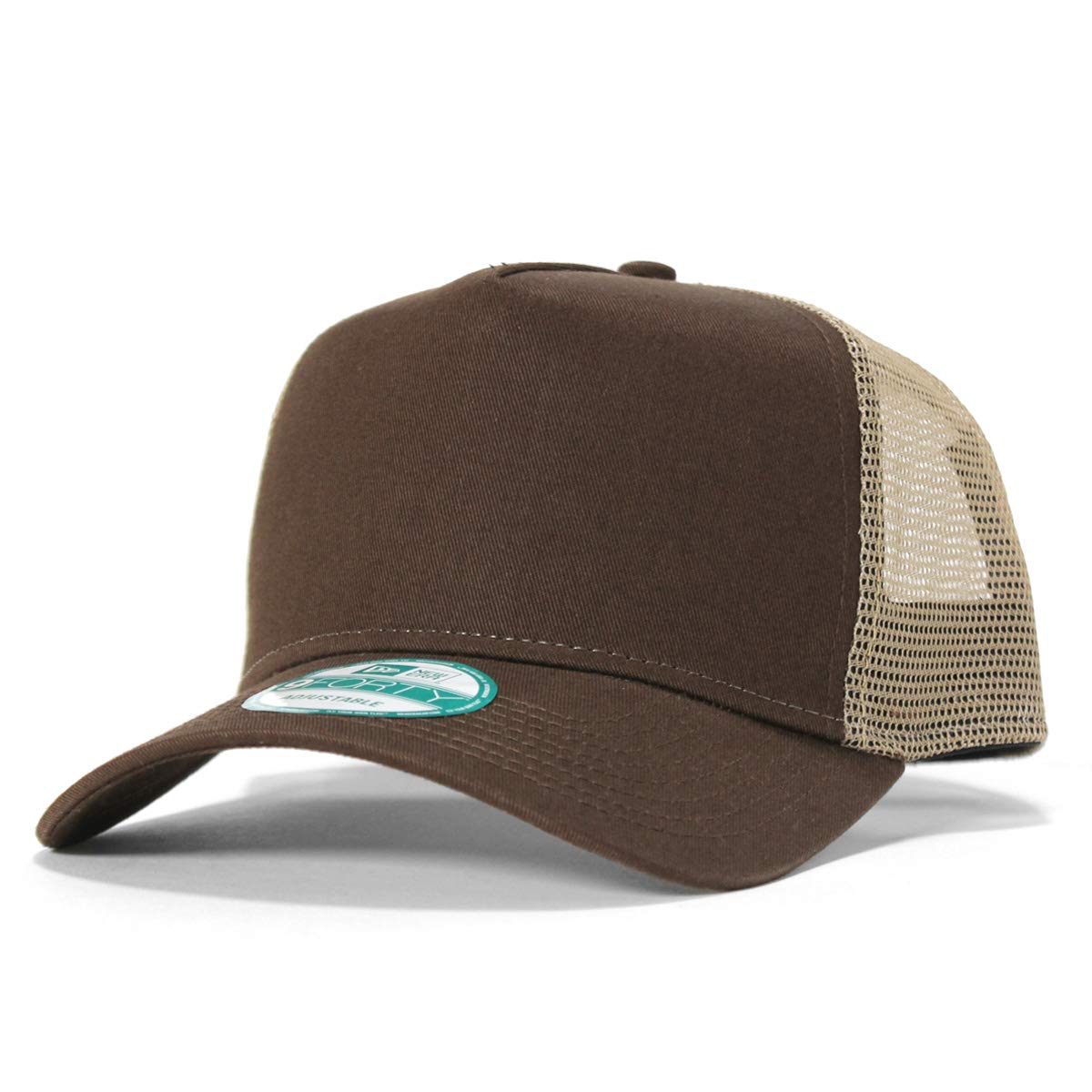 

New Era 9FORTY Mesh Trucker Free Size Cap, Brown, (Adjustable)