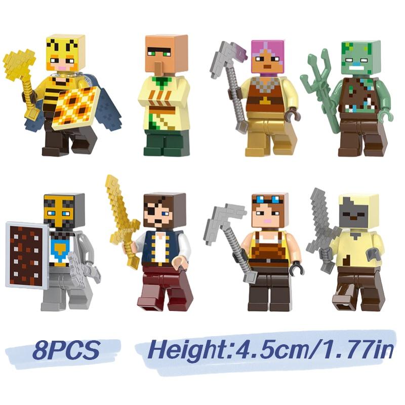

Creative Building Blocks Toy Set For Boys My World Diy Plastic Abs Small Particles