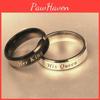 Stylish U-shaped King And Queen Couple Rings For Romantic Gifting Occasion