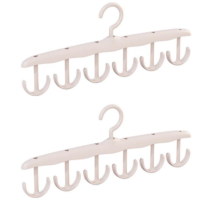 12 Hook Rotatable Hook Hanger,Underwear Sling Wave Drying Hanger, Multi-Functional for Home Dormitories,Storage Organizer a Gift