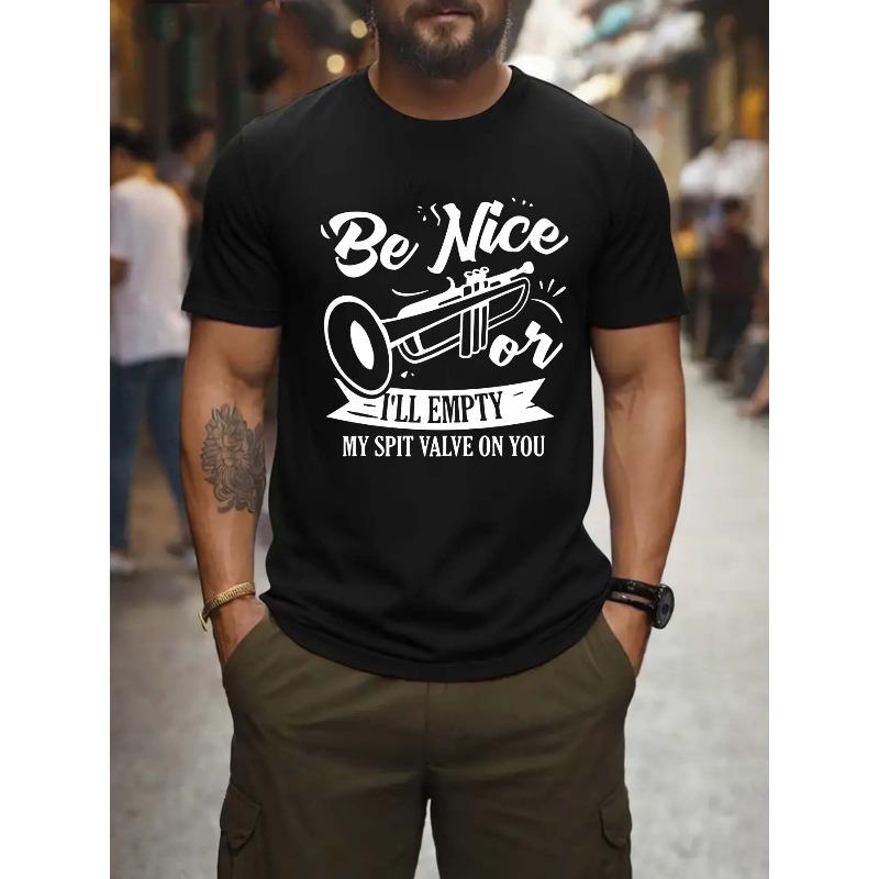 

European size Print Outdoor Sports T-shirt For Men, Casual Short Sleeve, Round Neck Top, Fashion Trendy Tee, Summer Comfortable Top For Everyday Wear 4XL