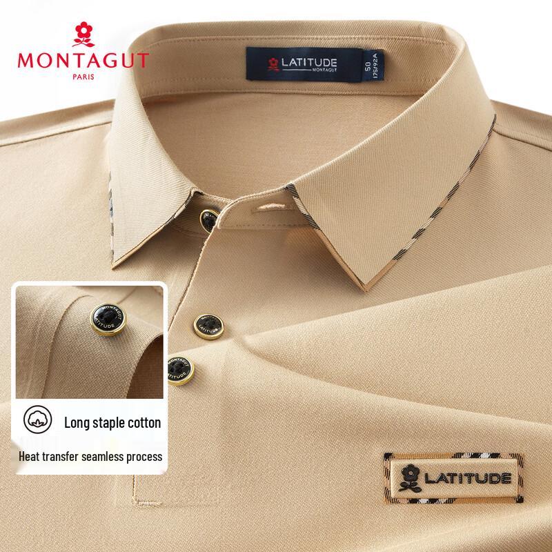 MONTAGUT Men s Long-Staple Cotton Polo Shirt 54