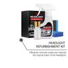 Homonth Car Headlight Care Kit, Car Light Cleaning, Renovation and Polishing, Removes Oxidation, Improves Transparency, 1 Set
