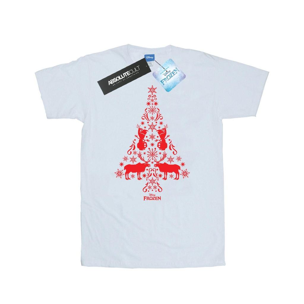 Disney Mens Frozen Christmas Tree T-Shirt