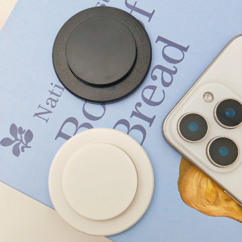 A Easy Round Airbag Phone Holder - Magnetic Retractable Stand - Everyday Desktop Support - Portable And Practical