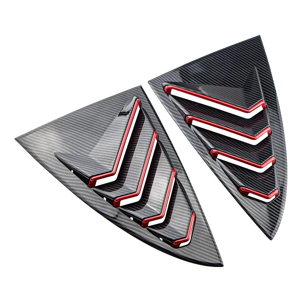 Rear Side Blind Window for Tesla Model 3 2016-2026 Back Triangle Window Spoiler Louver Shutter Cover Accessories