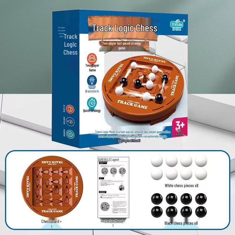 

Трансграничные логические шахматы: Стратегическая игра-головоломка для двух игроков для детей и родителей