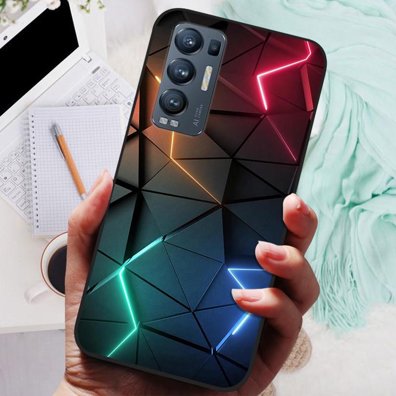 For OPPO Find X3 Neo Case Black Cover Lion Wolf Silicone Soft Back Cases For OPPO Find X3 Lite Phone Case Reno 5 Pro Plus 5G