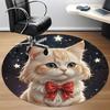1pc Cat, Starry Chair Carpet for Office - Durable, Ideal for Chair Mats, Stylish & Functional Decorative Rug Yy260203035