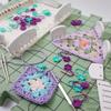 Knit Blocking Comb Set Stitching Markers Blocking Knit Combs Set Large Eye Knitting Needle for Needlework Projects