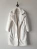 2024 Extra Long Plus Size Women's Faux Rabbit Fur Coat - Warm Winter Outerwear