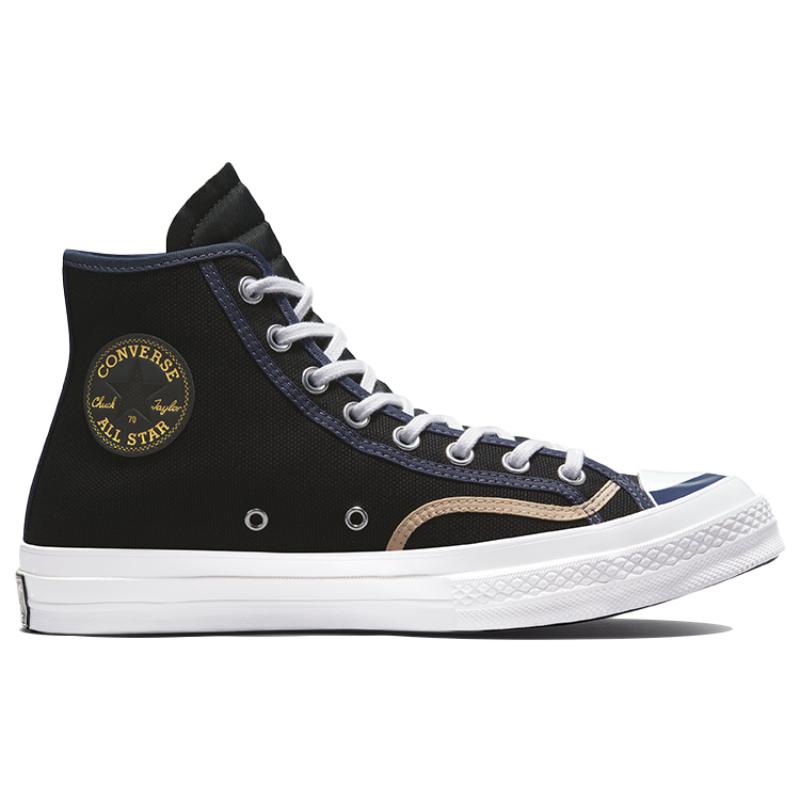 Converse 1970s Chuck Taylor All Star Classic Versatile High Top Espadrilles Unisex Carbon Black