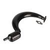 Motorcycle Exhaust Pipe For 49cc 50cc 60cc 80cc 100cc Electric Bicycle Bike Engine Motor Muffler Exhaust Pipe