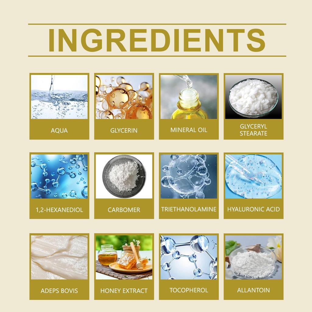 WoodSleep Shea Butter & Honey Facial Moisturizer Hydrating, Nourishing, and Gentle Skin Care Cream 60g