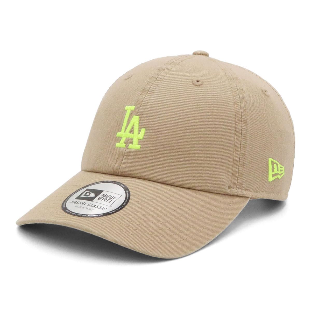 

New Era Casual Classic Cap MLB Los Angeles Dodgers LA Yellow FREE ONSPOTZ and Casual New Era BB UV Trendy Functional Hat for Outings (14712461,