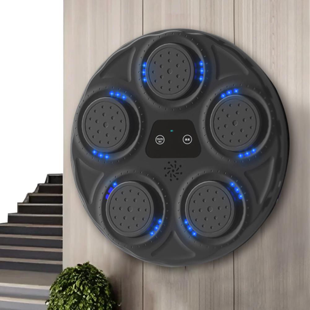 Music Boxing Machine Boxing Training Punching Equipment with Lights Intelligent Boxing Target for Kids Adults Home Exercise