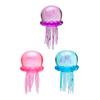 Transparent Jellyfish Squeeze Toy with Glitter Stress Relief Jellyfish Sensory Toy Decompression Stress Ball Clear Sea Animal Fidget Toy