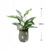 Artificial Plant Flower In A Pot For Home Office Realistic 40Cm Alocasia