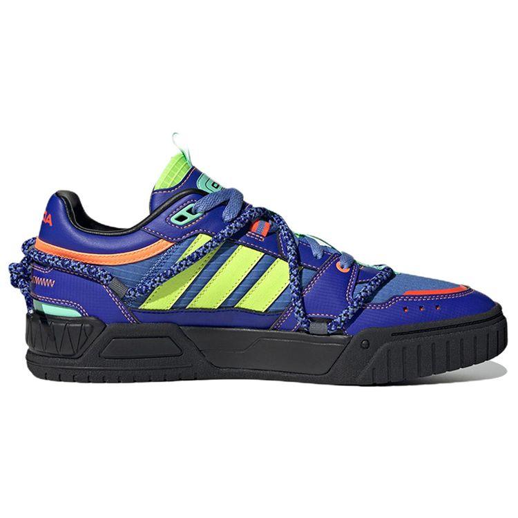 Adidas Neo D-Pad Trendy Casual Non-Slip Wear-Resistant Low-Top Skate Shoes Unisex Sneakers Blue Green Yellow HQ7057