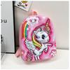 Li Shen Kids' 3D Hard Shell Unicorn Backpack