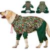 LovinPet Large Dog Onesies Big Pajamas: Wound Care/Post Surgery, Anxiety Relief, Lightweight Stretchy Fabric, Dog Pajamas,Dog Jammies, Reflective