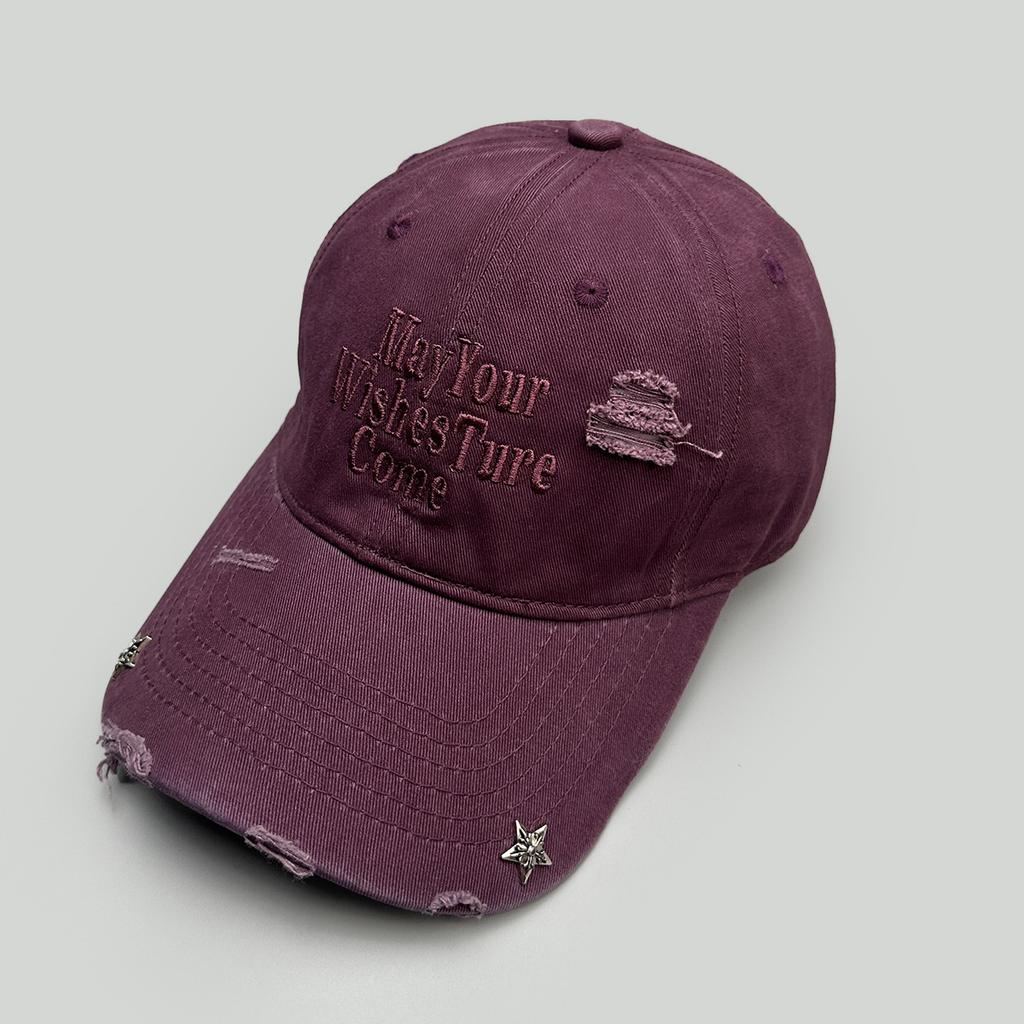 Spring And Autumn Cave Wind Star Rivet Embroidery Letter Baseball Cap Men'S And Women'S Shade Personality Street Cap