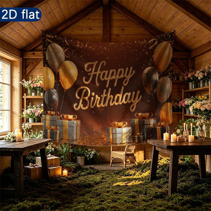 Party Backdrop Happy Birthday Birthday Photo Booth Background Front Door Decor