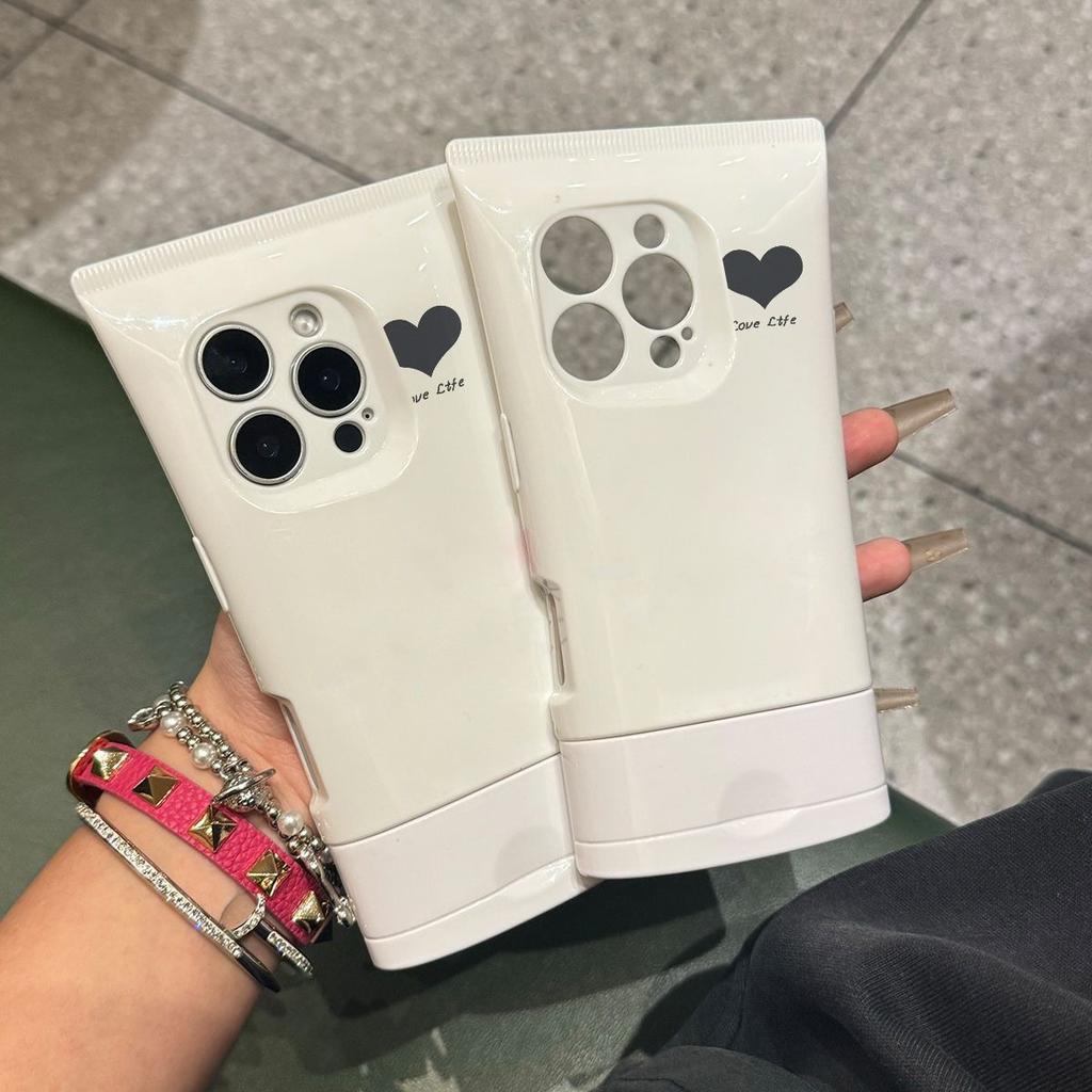 Facial Cleanser Mobile Phone Case for Apple 14promax Mobile Phone Case Three-dimensional Funny Mobile Phone Case Four Corners Anti-fall Case