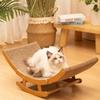 Wooden Cat Scratcher Removable Scratch Board Bed Swinging Tumbler Cat Toys Grinding Nail Scraper Mat Play and Rest Pet Supplie