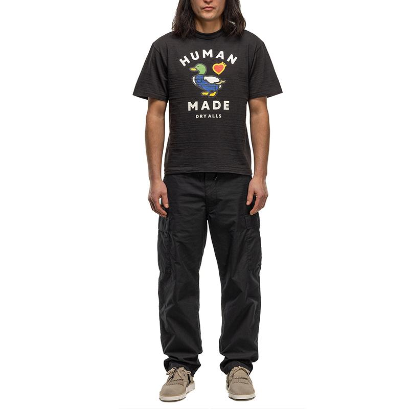 HUMAN MADE SS24 T-Shirts Unisex Crew Neck Moderate Straight Fit HM27TE005