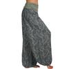 Damskie Bohemian Haremki Elastyczny Pas Szeroka Nogawka Długie Spodnie Vintage Wzór Spodnie Damskie Luźne Rybaczkowe Damskie Streetwear