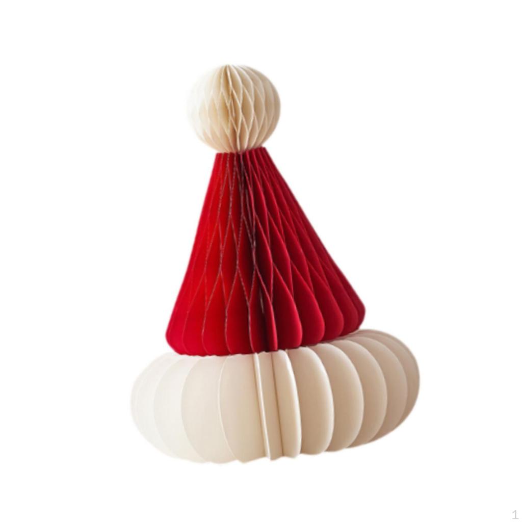 Christmas Santa Hat ,Christmas Tree Ornament ,Supplies, Table Decoration Hanging Xmas