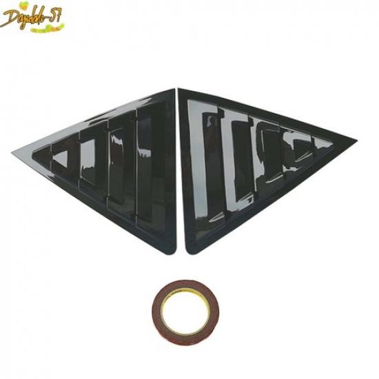 2PCS Rear Side Vent Window Louvers Cover Scoop Trim For Toyota Corolla 14-18 New