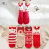 Christmas Socks Ladies Girls Christmas Socks Reindeer Snowflake Socks Xmas Gift for Women