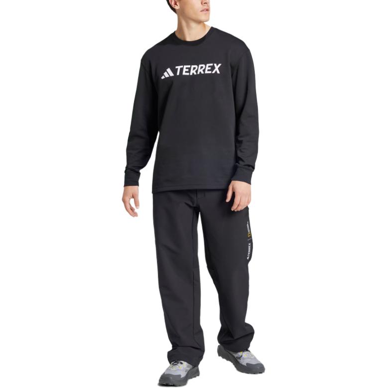 adidas X National Geographic NATIONAL GEOGRAPHIC SOFTSHELL Casual Pants Men's Black IX7923