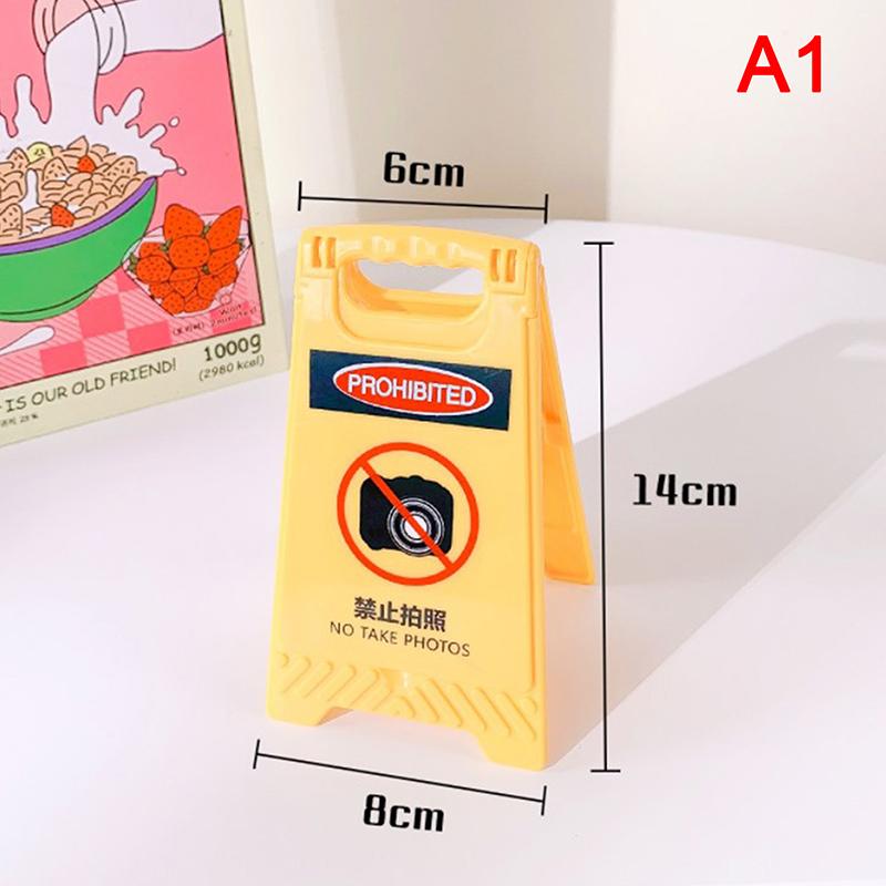 Creative Mini Desktop Prompt Card Folding Makeup Mirror Decoration