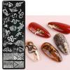 Nail Art Stamping Plates Flower Moon Snowflake Animals Design Nail for Image Stamp Plates Manicure Templates Nail Art To