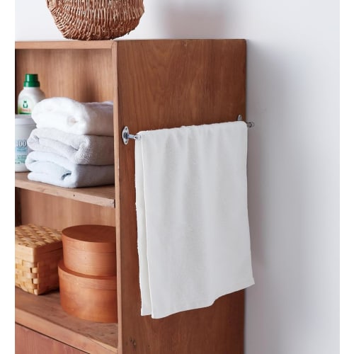 Ikenaga Iron Works ST-600 Towel Hanger, Screw-Mounted, Stainless Steel, 60cm, Made in Japan