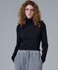 MALOUPE 5109 Textured Roll Neck T-Shirt (Black)