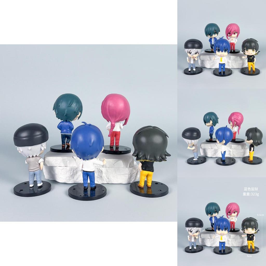 Blue Lock Anime Figurine Pvc Collectible Desk Decor With With Isagi Yoichi Bachira Meguru Character For Fans