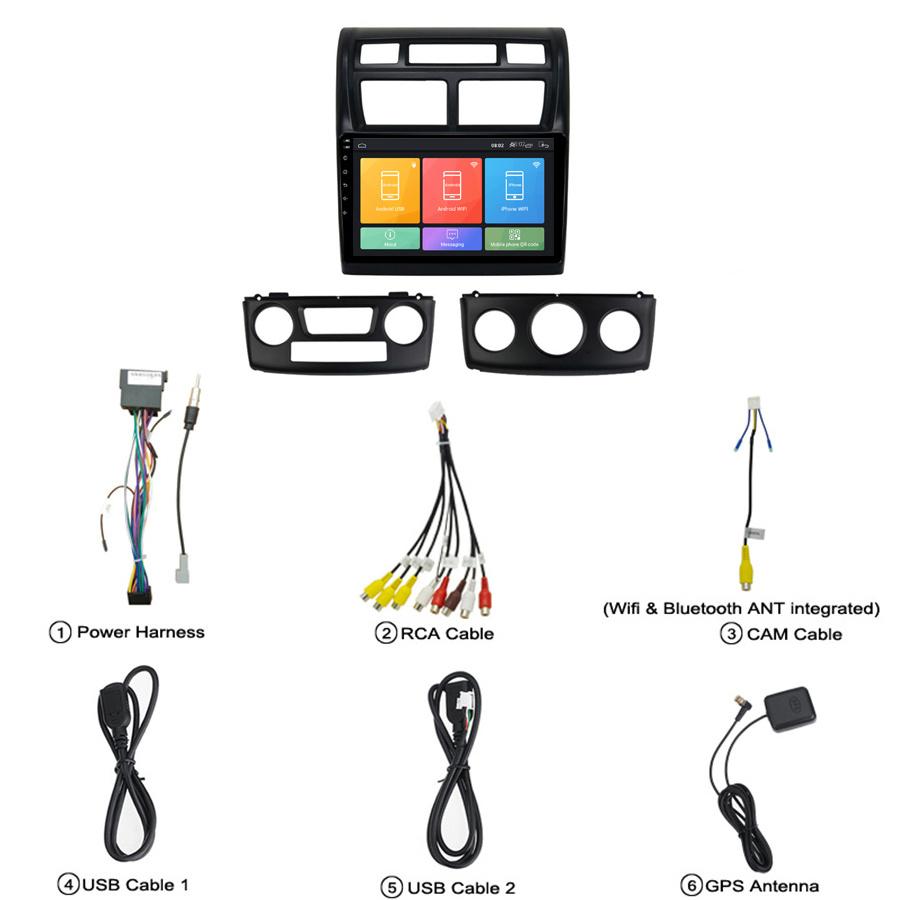 Navigation all-in-one machine for Kia Lion Run 07-13 high configuration