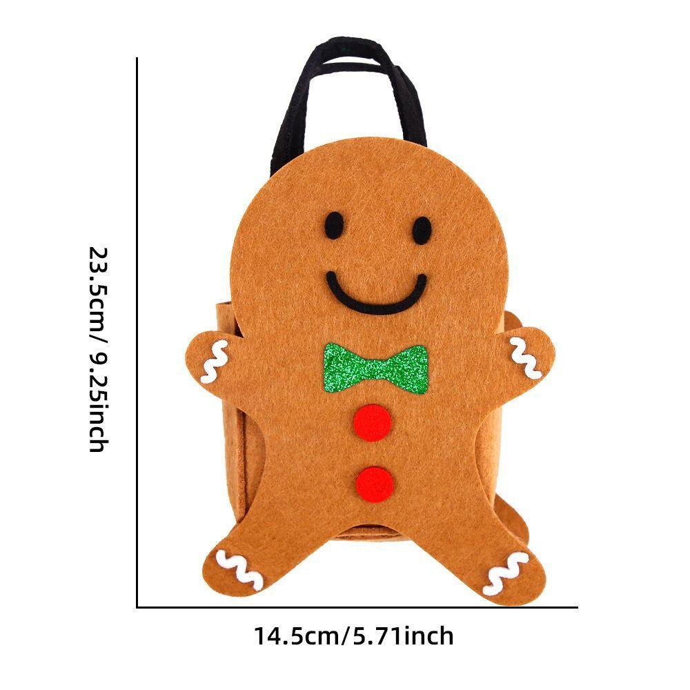 Enfeites Decorativos de Pendurar Saco de Natal Design Criativo Artesanato Requintado Veado de Desenho Animado Saco de Doces Estilo Fofo