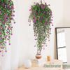 Outdoor Artificial Green Plant Vine Eucalyptus Camellia Wedding Fake Flower Ceiling Flower Vine Vine Simulation Wisteria Flower Wall Hanging