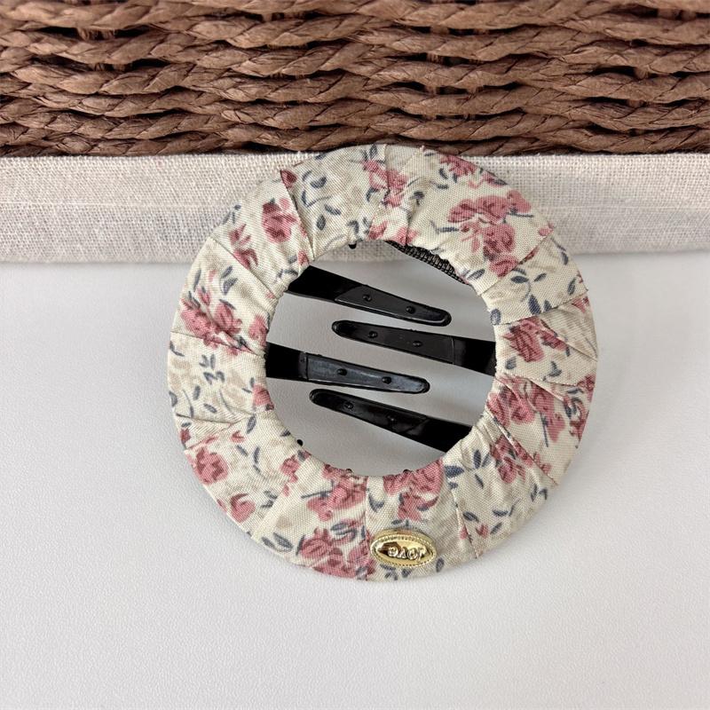 New Safe Flat Round Gripper Clip Cute Hair Claws Women Girls Hairpins Hairclip Barrettes Accessories Headdress Headwear Ornament