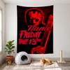 Viernes 13 (1) Tapiz de pared decorativo con nombre personalizable, opción ideal para la decoración de paredes en dormitorios, salas de estar, residencias estudiantiles y el hogar