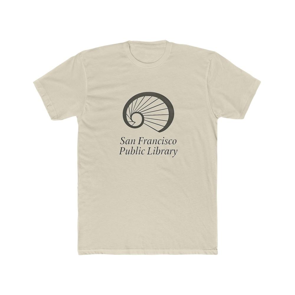 

San Francisco Public Library Men#039;s Crew Neck Tee Shirt California Unisex T-Shirt S