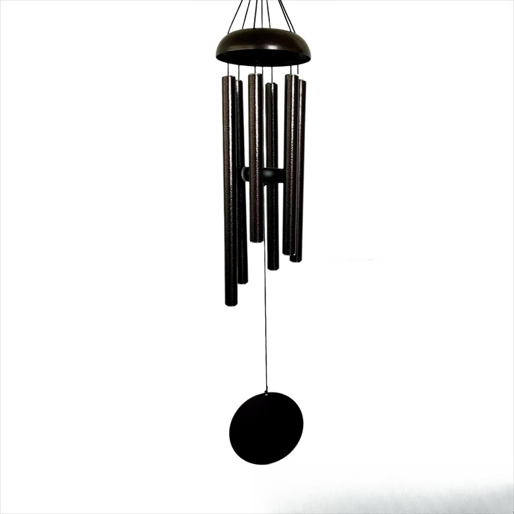 1pcs European & American Style Metal Wind Chimes - Creative Home Hanging Decor Outdoor Garden Musical Ornament Metal Craft Gift