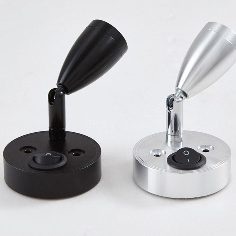 DC12V 3W LED Spot Reading Light Aluminum Bedside Lamp Spotlight  RV Boat Caravan Camp Trailer